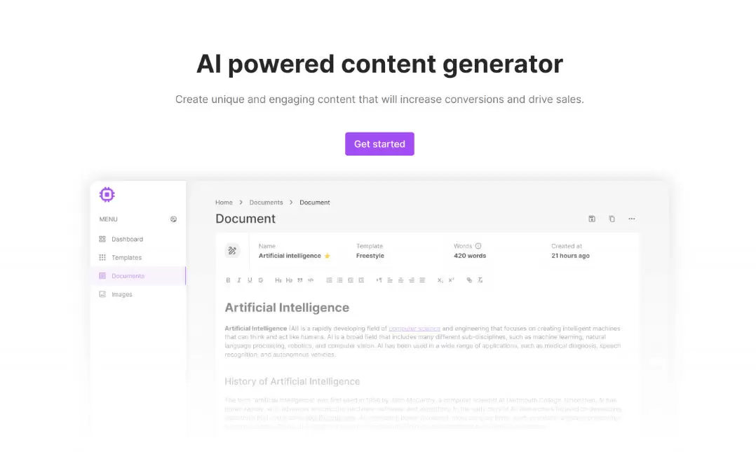 AIBuilder智能AI内容生成器SaaS服务平台PHP源码V1.1.0